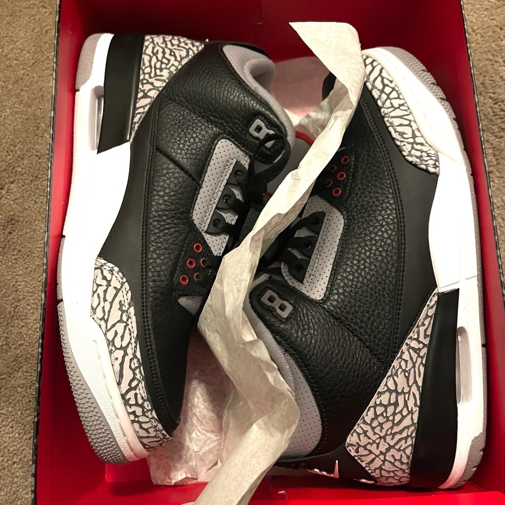 Jordan Black and Gray Sneakers